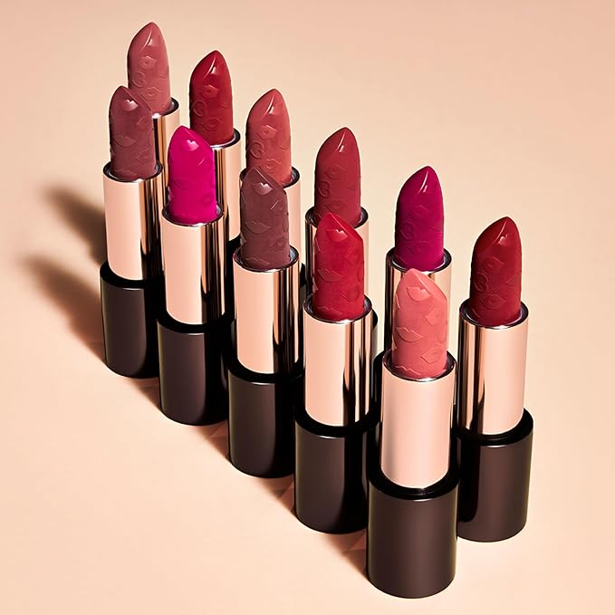 Sinful Matte Lipcolor - Long Lasting Lipstick - Creamy Matte Lipstick Hydrates Lips - Preservative-Free - 001 Sin - 0.12 oz