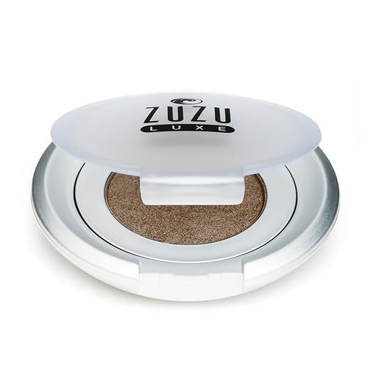 Zuzu Luxe Mineral Eyeshadow (Vixen - Sandy Taupe/Warm Shimmer), Richly pigmented, velvety smooth formula. Natural, Paraben Free, Vegan, Gluten-free, Cruelty-free, Non GMO, 0.07 oz