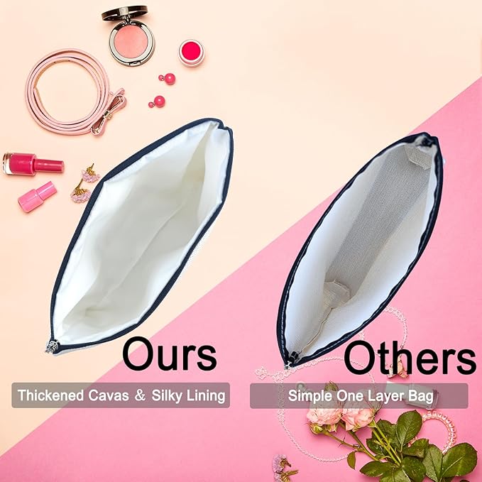 51st Birthday Gifts for Her, Funny 1974 51st Birthday Decorations Makeup Bag, Anniversary 51 Old Year Gift Ideas for Women, Wife, Sister, Mom, Aunt, Cool Cosmetic Travel Bag for Mothers Day, Christmas