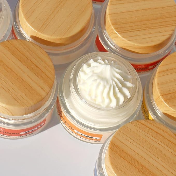 Purifect Vitamin C Brightening Facial Moisturizer Cream – Radiance-Boosting Hydration with Vitamin C, E, Collagen & Hyaluronic Acid – Non-Greasy, Made in USA, 50ml