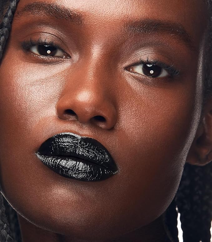 MAKE Beauty Cream Supreme Long-Lasting Lipstick. High Impact Hydrating Lip Color with Emollient Moisturizing Formula. Creamy Semi-Glossy Lipstick - Shade, Blackout