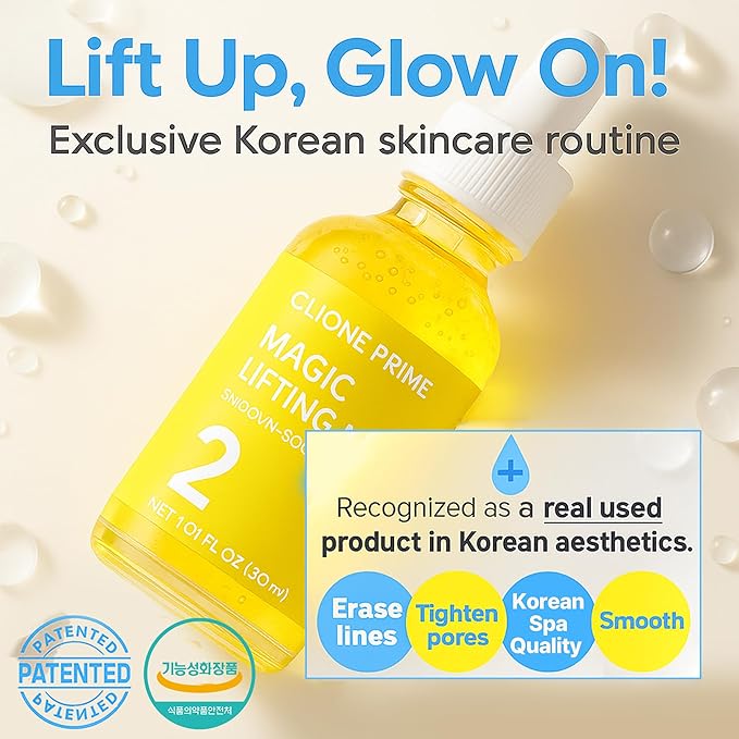 Korean Skin Care Set For Women - Gift For Women Korean Anti Aging Skin Care Products Lifting, Firmness & Hydration Essence, Mask, Booster & Ampoule Set for Radiant Smooth Looking Skin