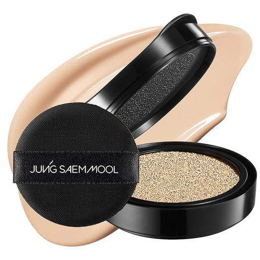 [JUNGSAEMMOOL OFFICIAL] Essential Skin Nuder Cushion (N Light) | Refill | Natural Finish | Buildable Coverage | Makeup Artist Brand