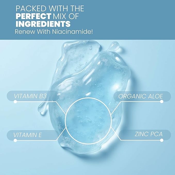 Eva Naturals Niacinamide Serum for Face with Zinc PCA & Botanical Hyaluronic Acid – Pore Minimizer, Dark Spot & Redness Relief, Skin Tone & Texture Support – Lightweight Cream Alternative (1 oz)