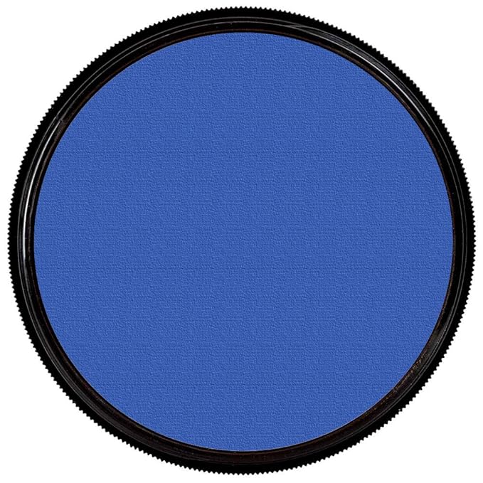Mehron Makeup StarBlend Cake Makeup | Wet/Dry Pressed Powder | Powder Foundation | Blue Face Paint & Body Paint 2 oz (56g)
