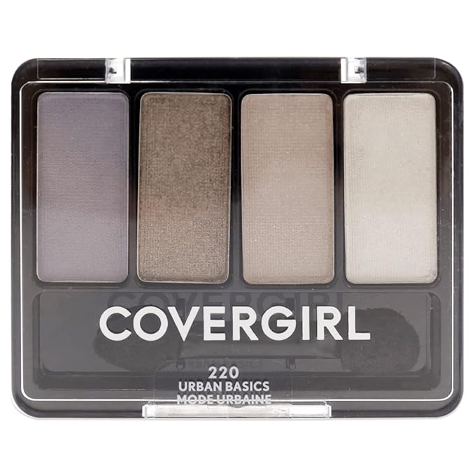 COVERGIRL Eye Enhancers 4-Kit Eye Shadow, Urban Basics (Packaging May Vary), Pack of 1