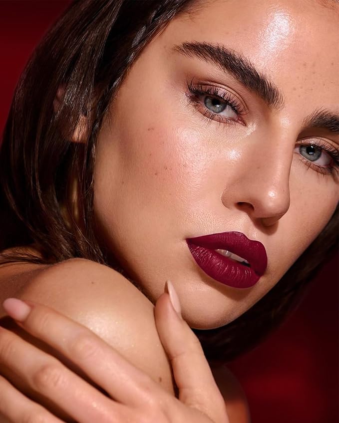 MAKI YIKA Burgundy Red Lipstick for Women Colorstay Long Lasting Lipsticks No Smudge Matte Liquid Lipstick Transferproof Cruelty-Free Lip Color, Burgundy