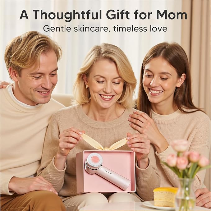 Double Directional Rotating Teenage Cleansing Brush, deep Pore Cleaning Rechargeable Waterproof Cleansing Brush, Trendy Stuff Christmas Gifts/Stocking Stuffer