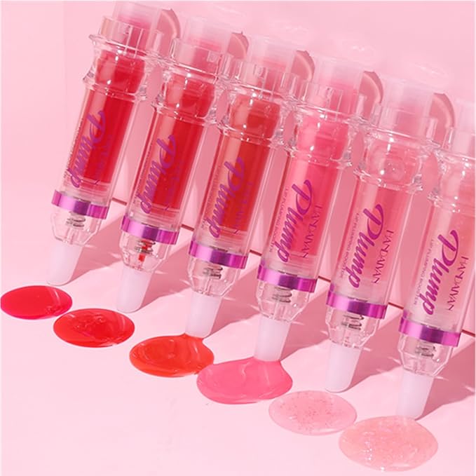 3 Colors Lip Plumping Booster, Spicy Lip Plumper Gloss Lip Plumping Oil, Ultra-Hydrating Nourishing Plump and Pout Lip Plumper, Glossy Finish Fuller Natural Lip Makeup Mother's Day Gifts-01#02#06#