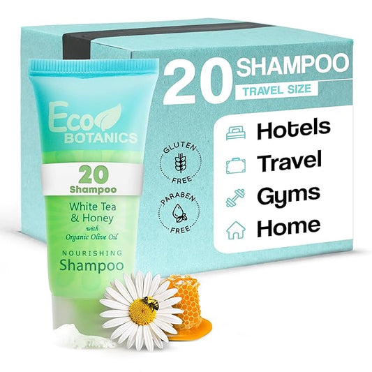 Eco Botanics Travel-Size Hotel Shampoo .85 oz (Case of 20)
