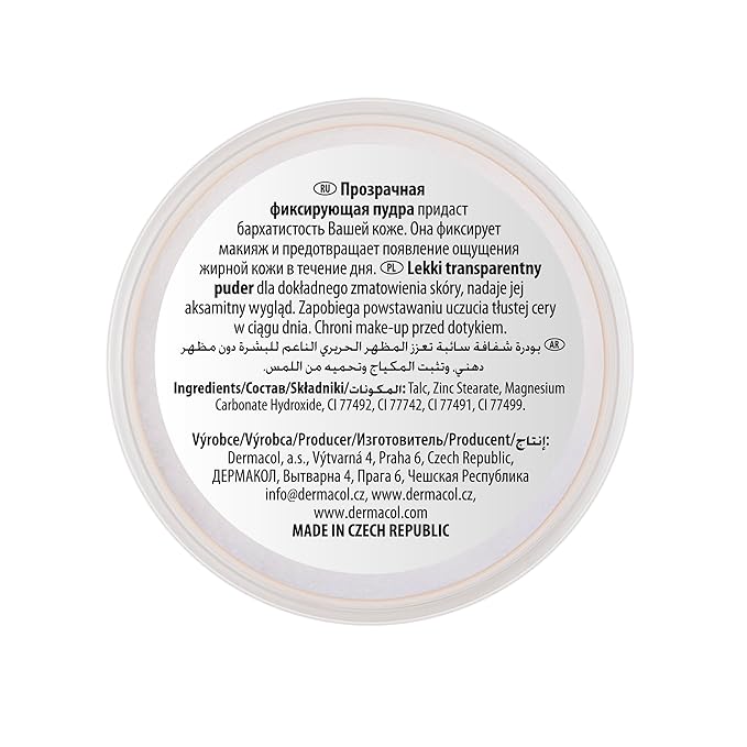 Dermacol Invisible Fixing Powder Color Natural