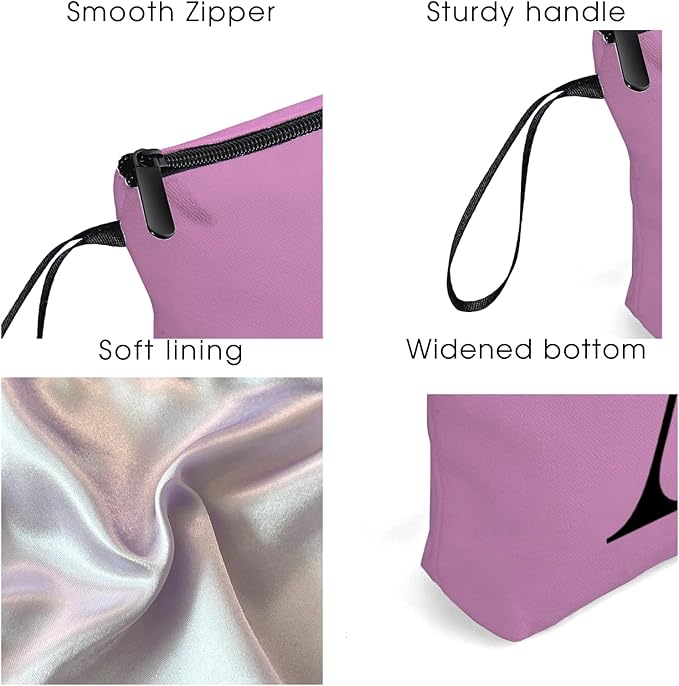 Happy Birthday Friendship Bridesmaid Team Gifts for Employees Women Mom Girl Daughter Teenage Personalized Make up Cosmetic Bag Travel with Mirror Mothers Day Christmas Graduation O