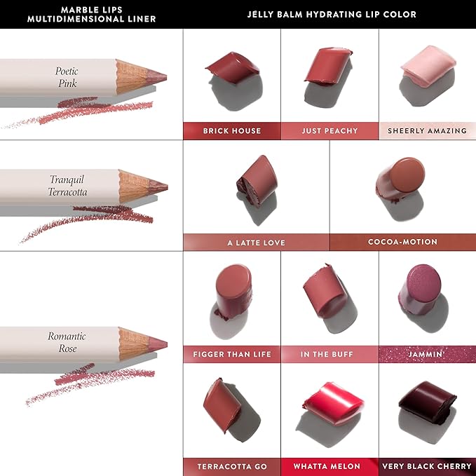 LAURA GELLER NEW YORK Jelly Balm Moisturizing Tinted Lip Balm - Sheerly Amazing - Hydrating Vitamin E - Semi-Shine Finish