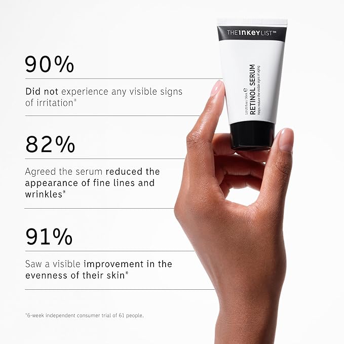The INKEY List Retinol Serum 1 Fl Oz, Reduces Hyperpigmentation, Anti-Ageing Skincare, Acne Treatment, Vegan Friendly, Suitable For All Skin Types