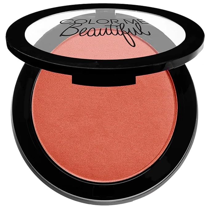 Color Pro Blush by Color Me Beautiful, Pressed Powder Blush with Buildable Coverage, Complexion Enhancing Makeup