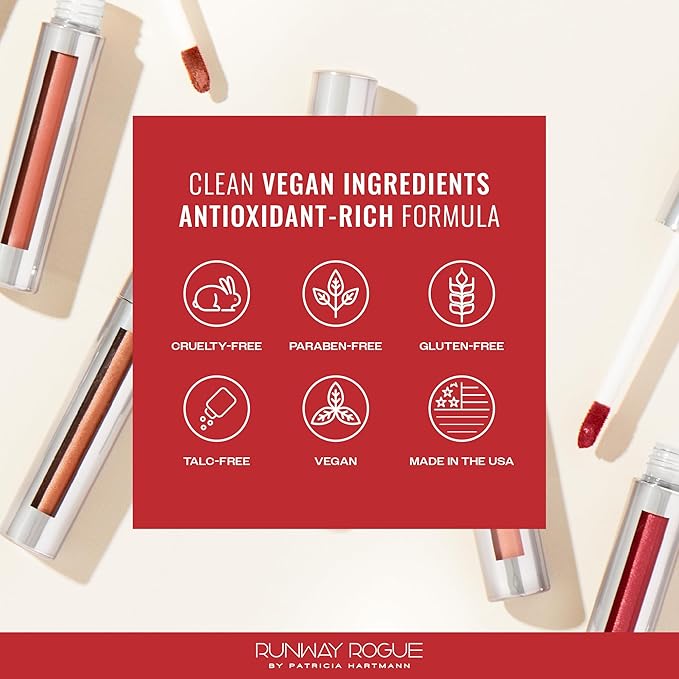 Runway Rogue Silk Glam Liquid Lipstick, Long Wear Frosted Maple Brown Sugar Lipstick, ‘Sex Symbol’