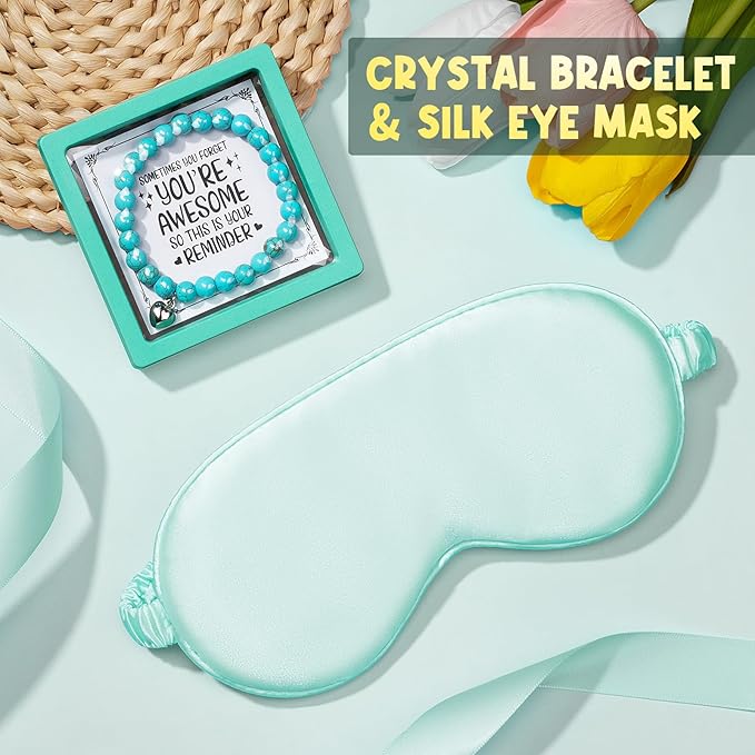 Birthday Gifts for Women Friendship, Unique Happy Birthday Gifts Basket for Mom Her Best Friend Sister Wife Girlfriend Coworker, Luxury Self Care Box Ocean Relaxing Spa Gifts Set for Women w/ Blanket