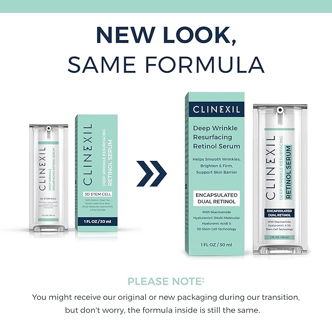 Anti-Aging Retinol Serum for Face- 1% Encapsulated Retinol, Niacinamide & Hyaluronic Acid Improves Wrinkles, Hydration, Skin Texture & Tone. Gentle for Sensitive Skin-Fragrance Free-1 FL OZ