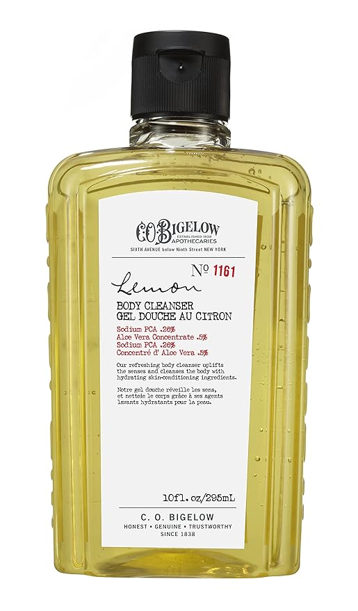 C.O. Bigelow Apothecary Duo Bodycare Gift Set, Lemon Body Wash & Body Lotion, Liquid Soap & Moisturizing Lotion, Set of 2, 10 Fl Oz