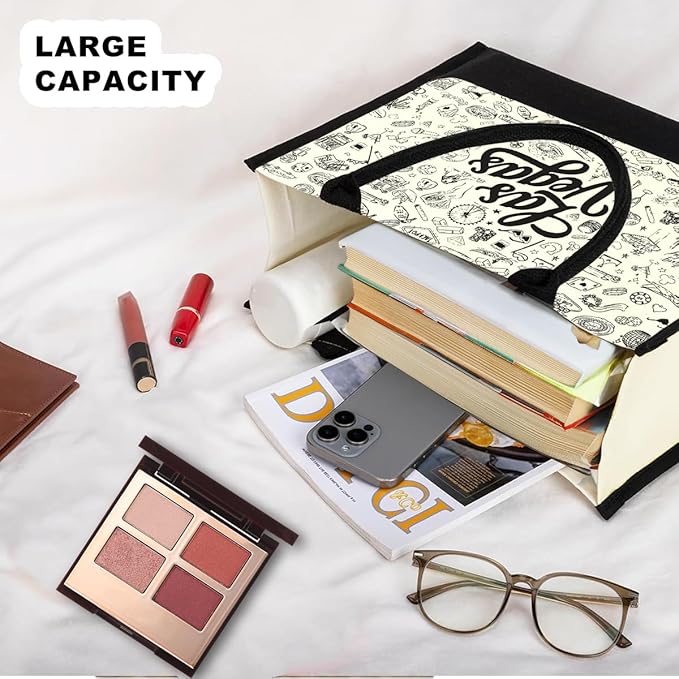 Seattle Italy Chicago New York Las Vegas Paris Gifts for Women Canvas Tote Bag Mother's Day Gifts for Women