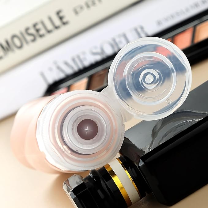 Gemice Travel Bottles for Toiletries, 3oz Tsa Approved Travel Size Containers BPA Free Leak Proof Travel Tubes Refillable Liquid Travel Accessories with Clear Toiletry Bag (4 Pack)