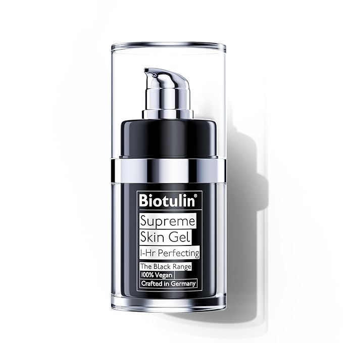 BIOTULIN - Supreme Skin Gel | Reduces Wrinkles Within 1 Hour | Hyaluronic Acid Serum | Spilanthol Serum for Face I Anti Aging Treatment - 0.5 oz