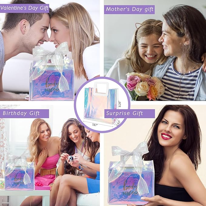 Spa Kit for Women, 12 Pcs Luxury Bath Skin Care Shower Bath Set, Spa Gift Sets with Reusable Bag, Bath Bomb, Christams Birthday Gifts for Teen Girls, Her, Mom