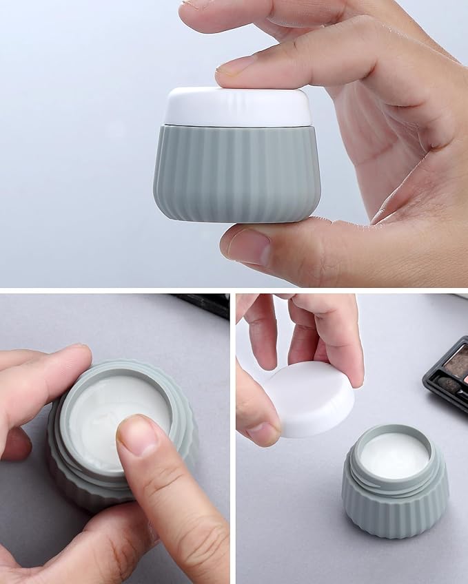 Travel Bottles for Toiletries 8 Pack, Tsa Approved Travel Size Toiletries 3 oz, Travel Containers for Toiletries, with Clear Bag, Leak Proof Silicone Squeezable Travel Essentials Creams Jars