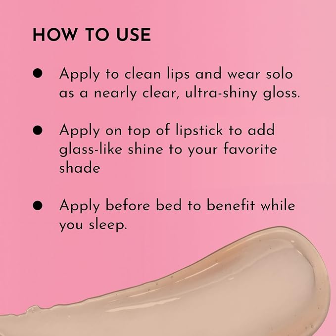 Lawless Forget the Filler Lip Plumping Line Smoothing Gloss - Glazed - Premium Volumizing Lip Gloss with Natural Ingredients Designed to Plump, Firm, and Hydrate Lips 0.11 oz