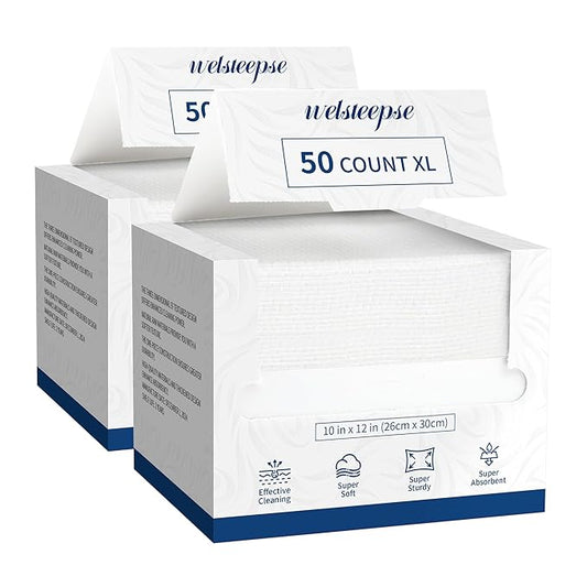 Disposable Face Towelettes, Makeup Remover Dry Wipes, Ultra Soft, 100% Biobased 100 PCS