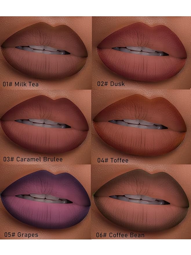 2Pcs 2-in-1 Gradient Lip Liner and Lipstick Lip Combo Set - Achieve Flawless Contour and Gradual Ombre Effect with Easy-to-Use Crayon Form and Cone Tip (2Pcs 01# Milk Tea)