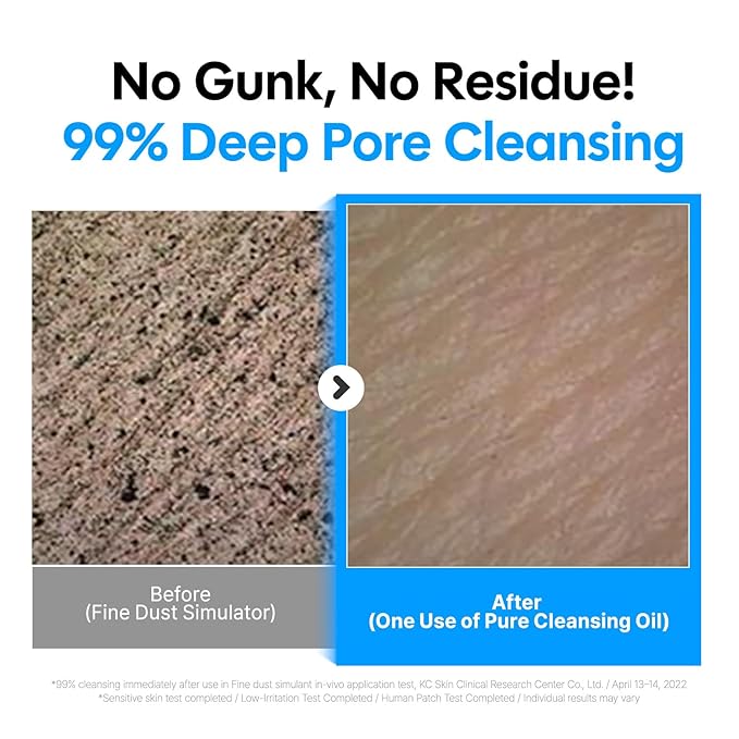 MANYO Pure Cleansing Oil Korean Facial Cleanser, Blackhead Melting, Daily Makeup Removal with Argan Oil, Korean Skin care 6.7 fl oz *(2 Pack)