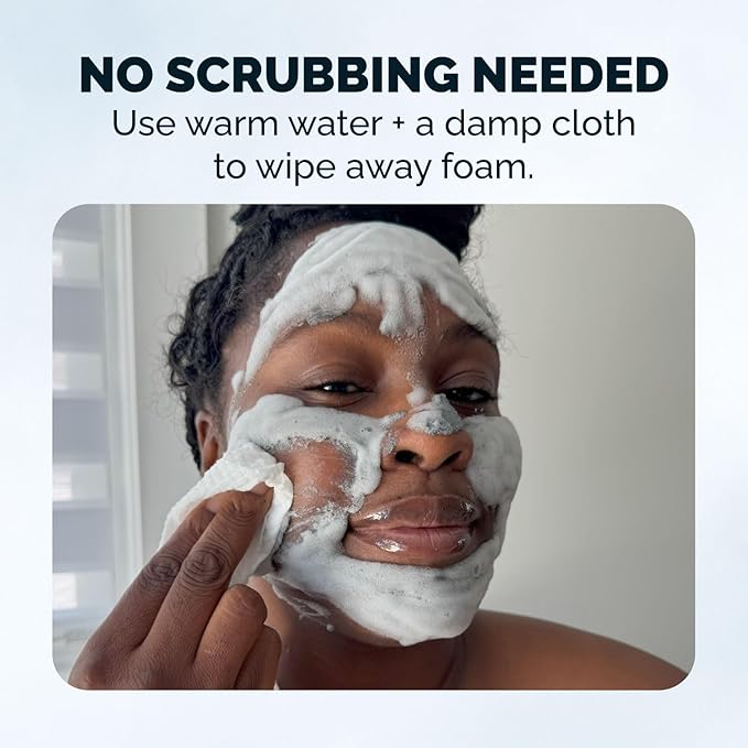 Elizabeth Mott Carbonated Bubble Detox Clay Mask – Korean Skincare for Deep Pore Cleansing, Acne, Blackheads & Oil Control – Charcoal Face Mask for Breakouts & Smooth Skin – Cruelty-Free, 3.53 oz