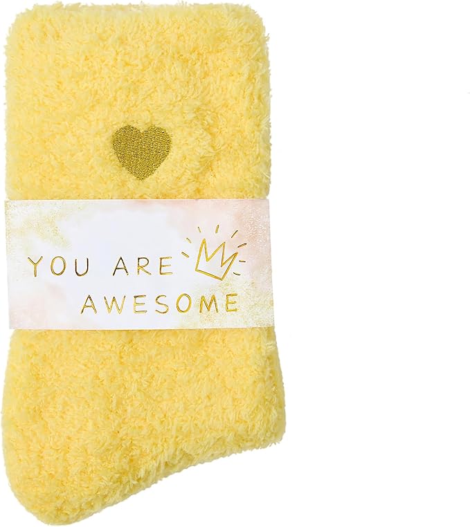 American Trends Coral Fleece Cloud Socks Ultra-Soft Fuzzy Warm Sleep Socks Cozy Unisex Gifts for Birthday Self-Care