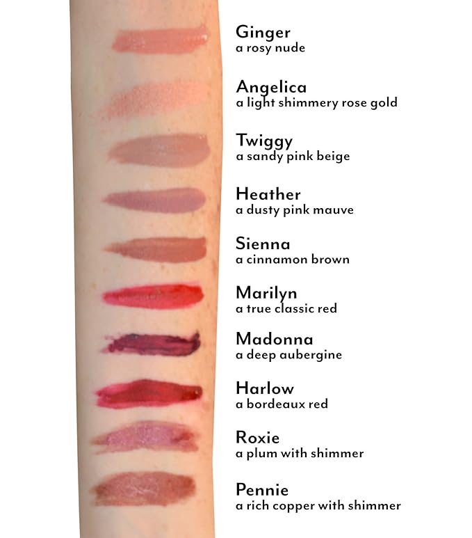 Mommy Makeup Stay Put Matte Lip Cream - Kiss-proof, Transfer-proof, Waterproof, Long Lasting Lipstick - Non-Drying Formula Infused with Vitamin E (Bridget)