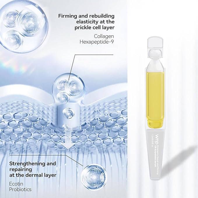 WNP collagen Serum Anti Aging,Oil-Suspension Serum|Barrier repair Firming Emergency Repair|WaterOilBalance| 4D hyaluronic acid|Single-Use Vials Skincare for Sensitiveskin((1.2ml/0.04 fl.oz.) (120ml)