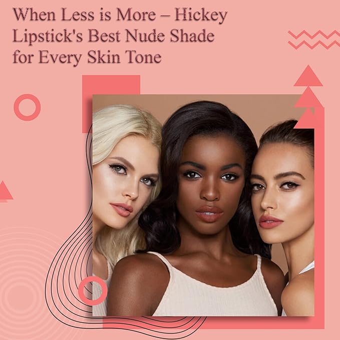 Hickey Lipstick Birthday Suit Best Nude Lipstick Refill - Long Lasting Lipstick for Women, Hydrating & Moisturizing Shade, Lip Color for Women (Birthday Suit Nude)