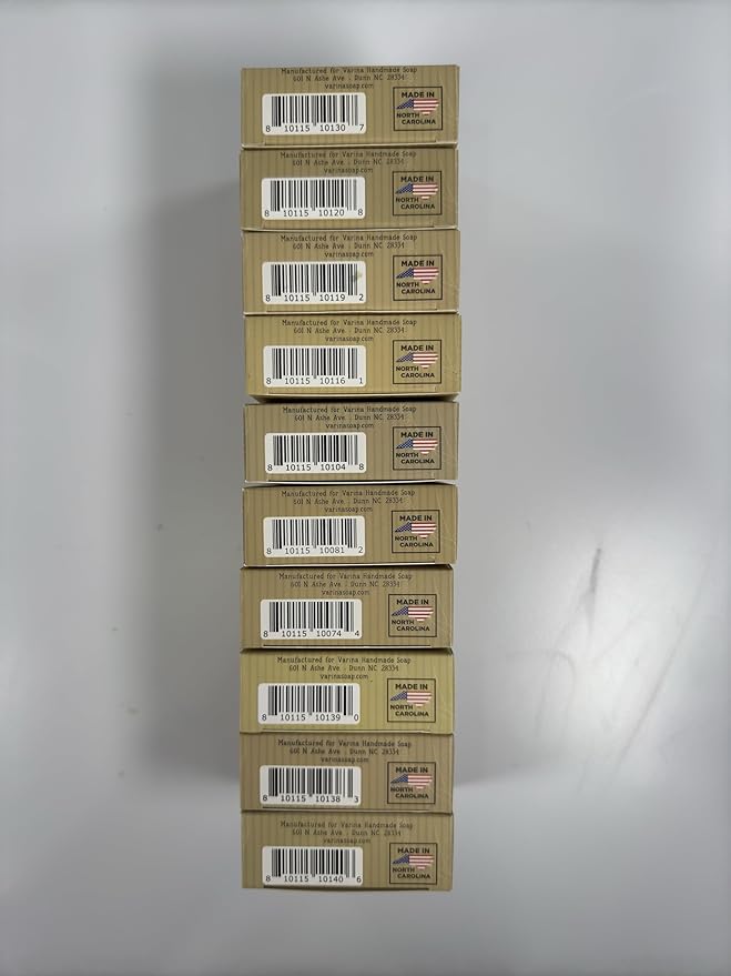 Natural Goat Milk Variety Bar Soap - Gentle Cleansing for Sensitive Skin, Sweet and Vanilla - 10 Pack