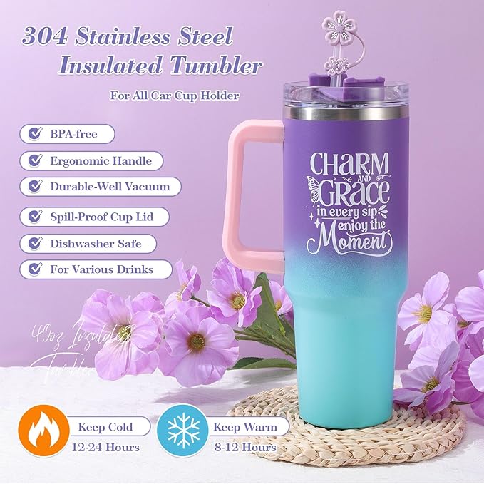 Birthday Gifts for Women Self Care Gifts Get Well Soon Gifts, Lavender Relaxing Spa Gift Basket Care Package, Gifts Box Thank You Gift Christmas Gifts for Mom Wife Girlfriend Coworker Friends Sisters