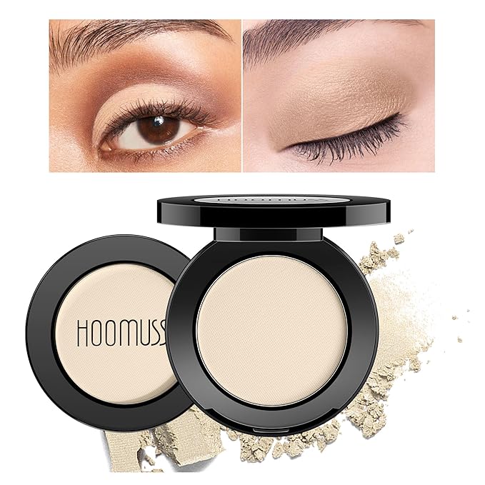 Nude Eyeshadow Matte Handmade Eye Shadow Pressed Powder Palette, High Pigmented & Long Lasting, Intense Color Bold Eyes