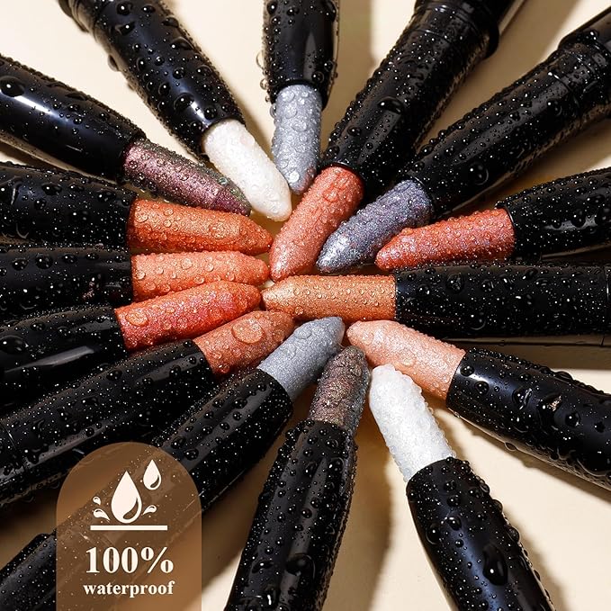 Longwear Cream Eye Shadow Sticks(23 Matte Mushroom), Smudge-Proof, Waterproof Eyeshadow,Silky Formula Matte With Makeup Brush,Dark Red Eyeshadow Stick