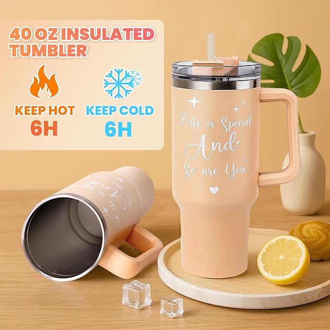 Birthday Gifts for Women, Self Care, Get Well Soon, Vanilla Coconut Relaxing Spa Basket Care Package, Unique Gifts for Mom, Sister, Wife, Girlfriend, Grandma