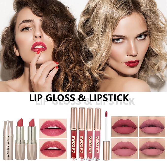 Makeup Kit for Teens Girls Makeup Sets for Teenagers 14-16 Essential Bundle Include 18 Color Eyeshadow Palette Set Makeup Kits for Girls 10-12