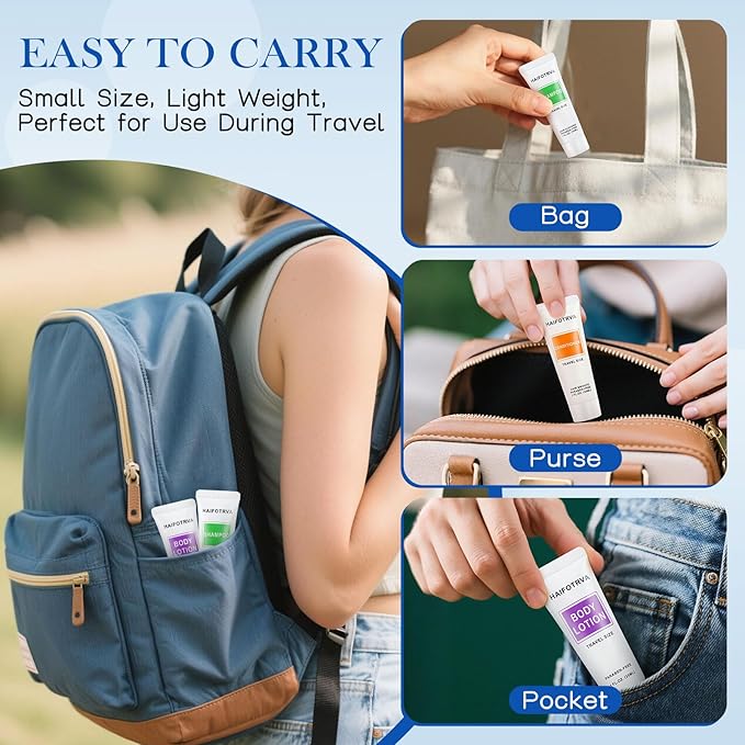 200 Pcs 5-IN-1 Hotel Soaps and Toiletries Bulk Set,5-Piece Set Mini Bulk Travel Size Toiletries Set 1 oz each Shampoo,Conditioner, Body Wash and Lotion,0.53 oz Soap Hotel Supplies for Guests,Homeless