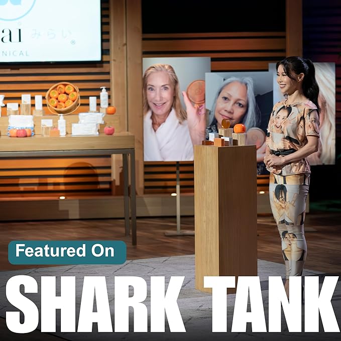 MIRAI Clinical Persimmon Soap Bar for Old People Smell - Nonenal Solution - Japanese Persimmon and Green Tea Extract - For Men and Women - Gentle on All Skin Types - Natural Body Odor Soap