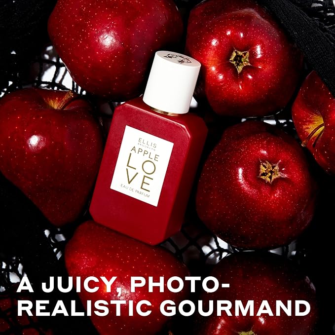 Ellis Brooklyn APPLE LOVE Eau de Parfum, Perfume for Women, Amber Gourmand, Apple Scented, Vegan, Cruelty-Free, Sustainable Ingredients, Made in USA – 50ml / 1.7 fl oz