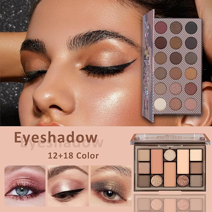 Makeup Kits for Teens Makeup Kit for Women Teenager Full Kit Makeup Set Gift for Teen Girls Eyeshadow Palette Foundation Concealer Makeup Set for Girls