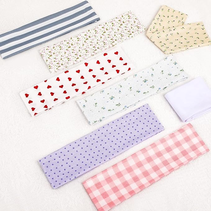 Gift for Women 8pcs Fashion Headband: Headbands for Women Girls Birthday Gift Stocking Stuffers Soft Fabric Hairbands Hair Styling Accessories Valentines Day Gifts for Her Woman Teen Girls Wife Sister
