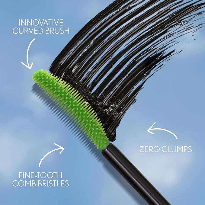 COVERGIRL Clump Crusher Mascara, 20X More Volume, Double Sided Brush, Long-Lasting Wear - 805 Black (Pack of 1)