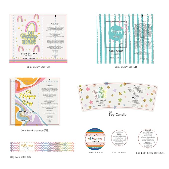 Birthday Gifts for Women, Birthday Spa Gift Basket for Women, Luxury Birthday Spa Gift Box 15 Days Spa Basket Set, Bath & Body Teens Girls Fun Surprise Box, Self Care Box Skin Care Set